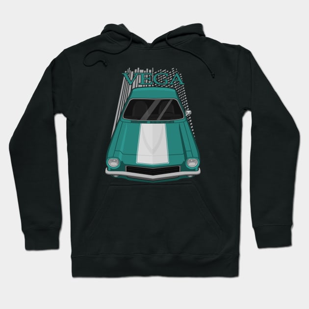 Chevrolet Vega GT 1971 - 1973 - turquoise Hoodie by V8social